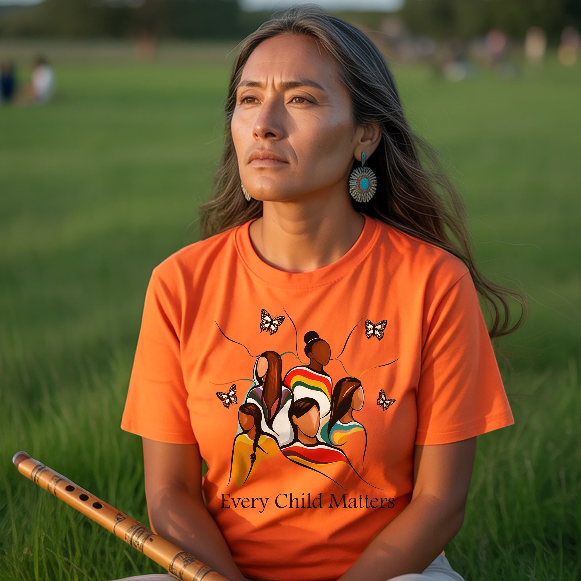 The Circle Remembers Every Child - Indigenous Children & Butterfly Remembrance Unisex T-shirt/Hoodie/Sweatshirt