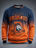 Men'S Football Fan Waffle Long Sleeved Top