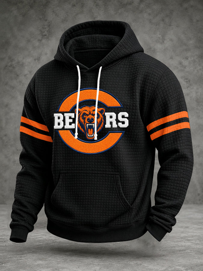 Men'S Football Printed Casual Hoodie