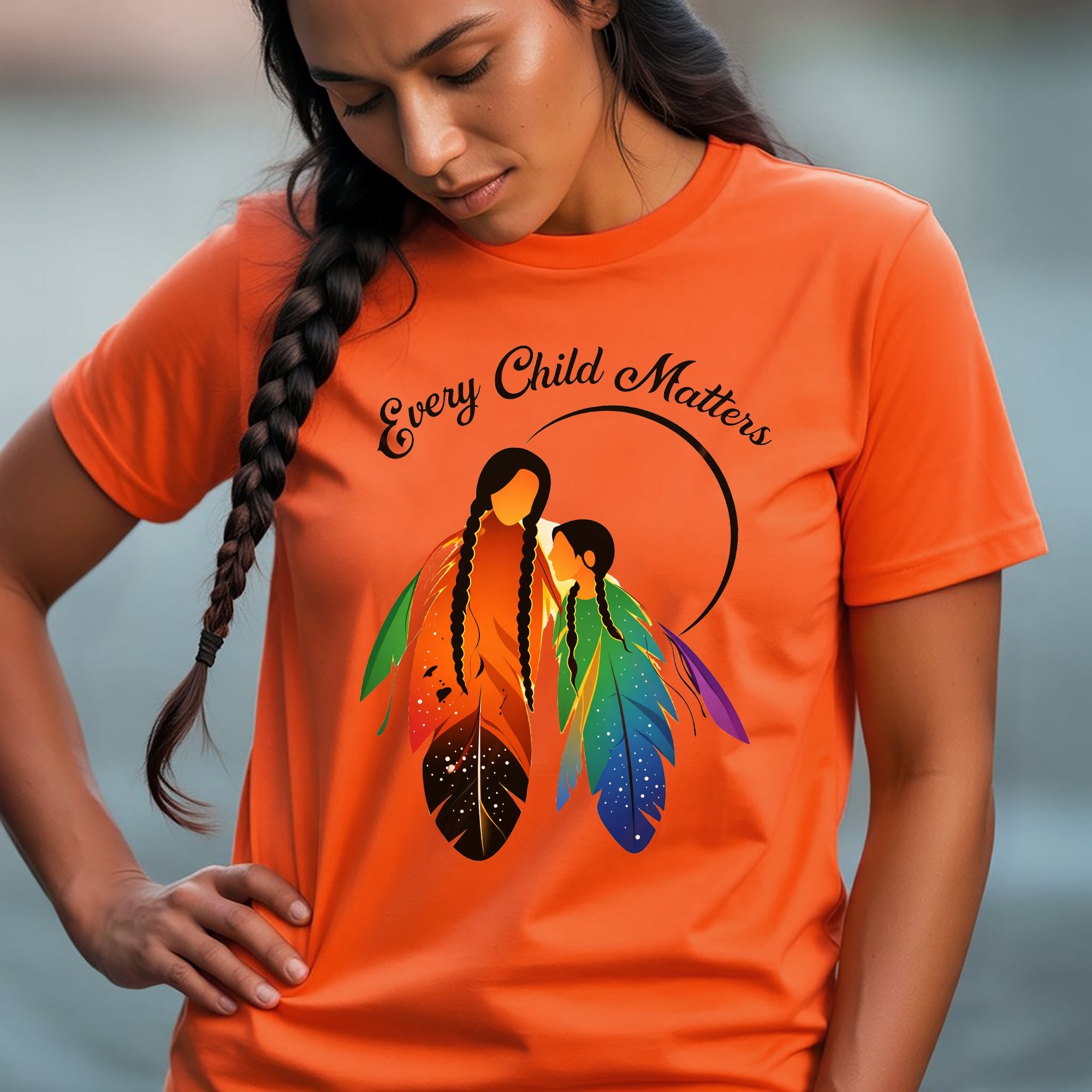 Every Child Matters Moonlit Mother & Child Unisex T-shirt/Hoodie/Sweatshirt