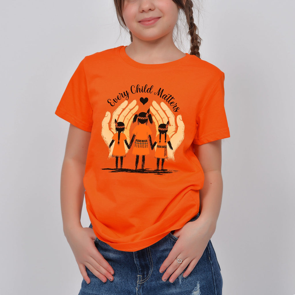 Sacred Hands Every Child Matters Native Orange Shirt – Indigenous Children Awareness Unisex T-shirt/Hoodie/Sweatshirt