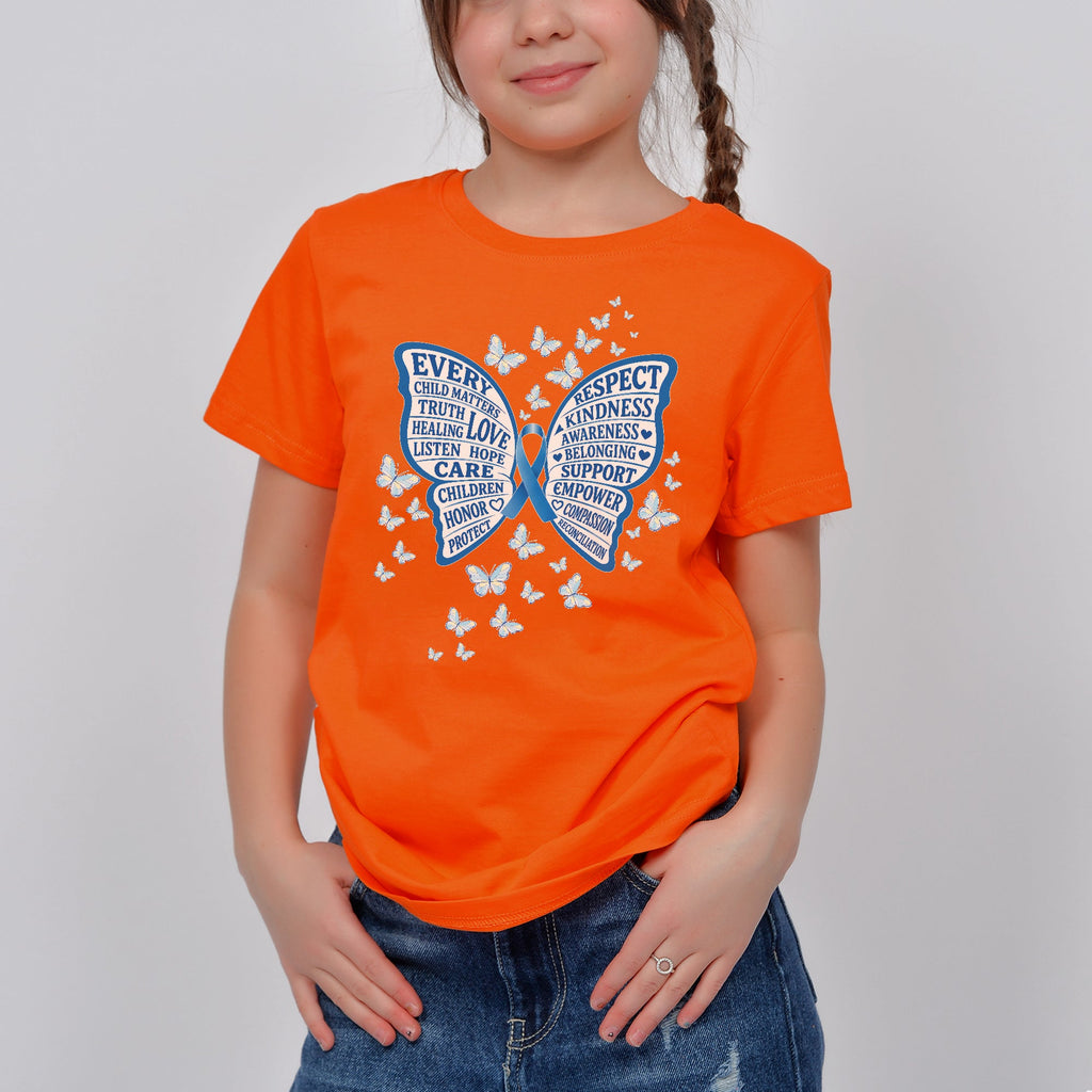 Every Child Matters Orange Shirt – Butterfly Truth Healing Awareness Unisex T-shirt/Hoodie/Sweatshirt