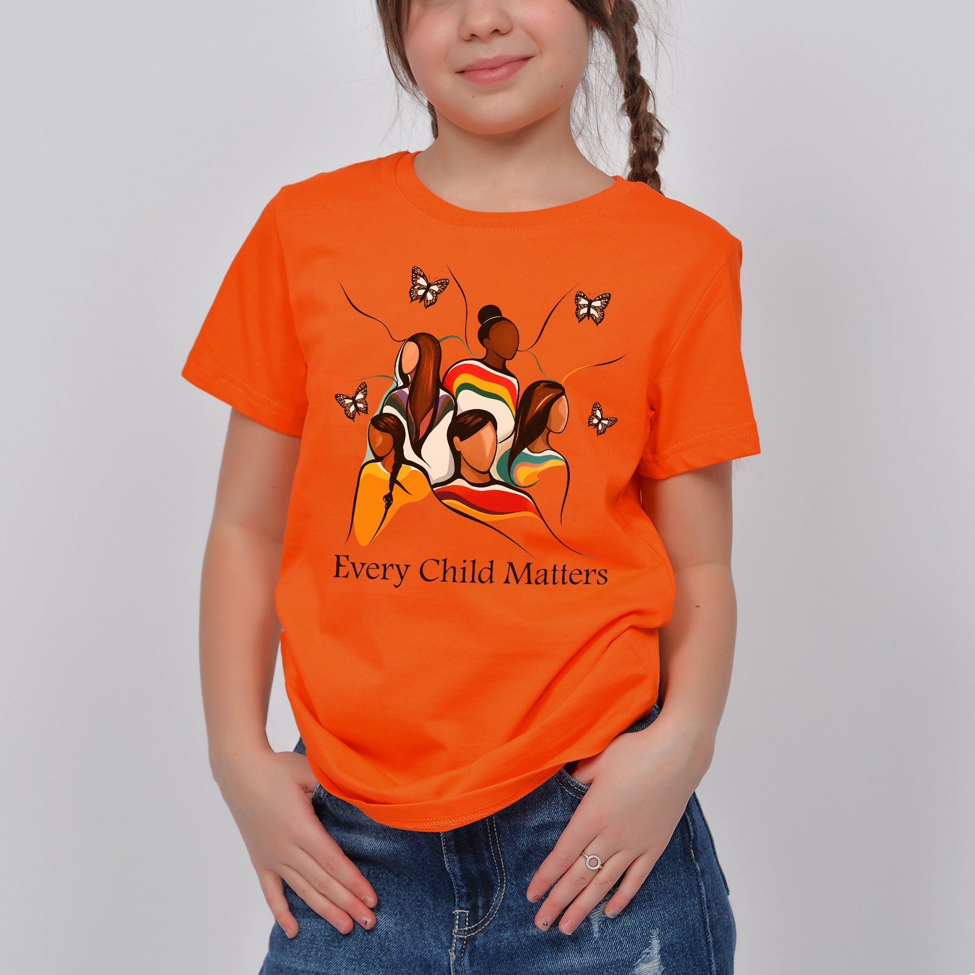 The Circle Remembers Every Child - Indigenous Children & Butterfly Remembrance Unisex T-shirt/Hoodie/Sweatshirt