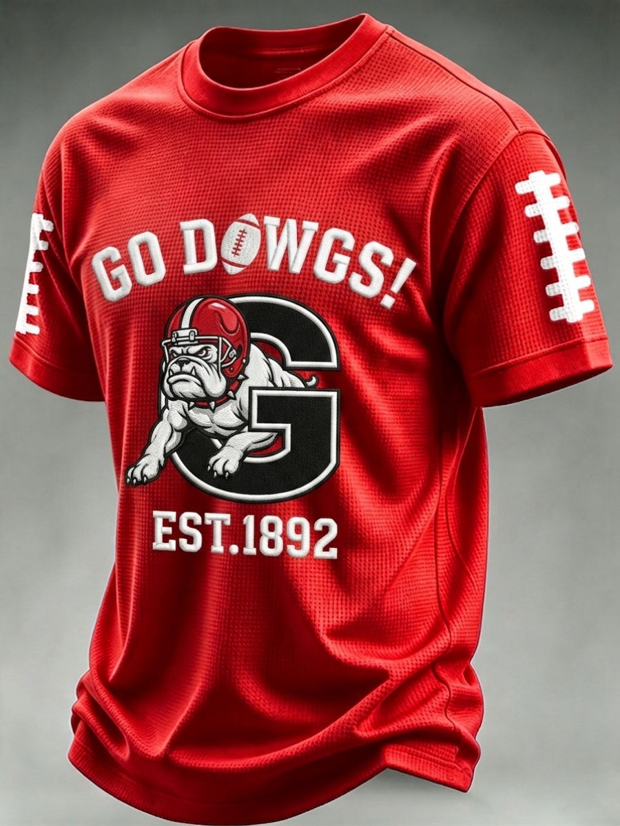 Men's Football Fan Waffle T-Shirt