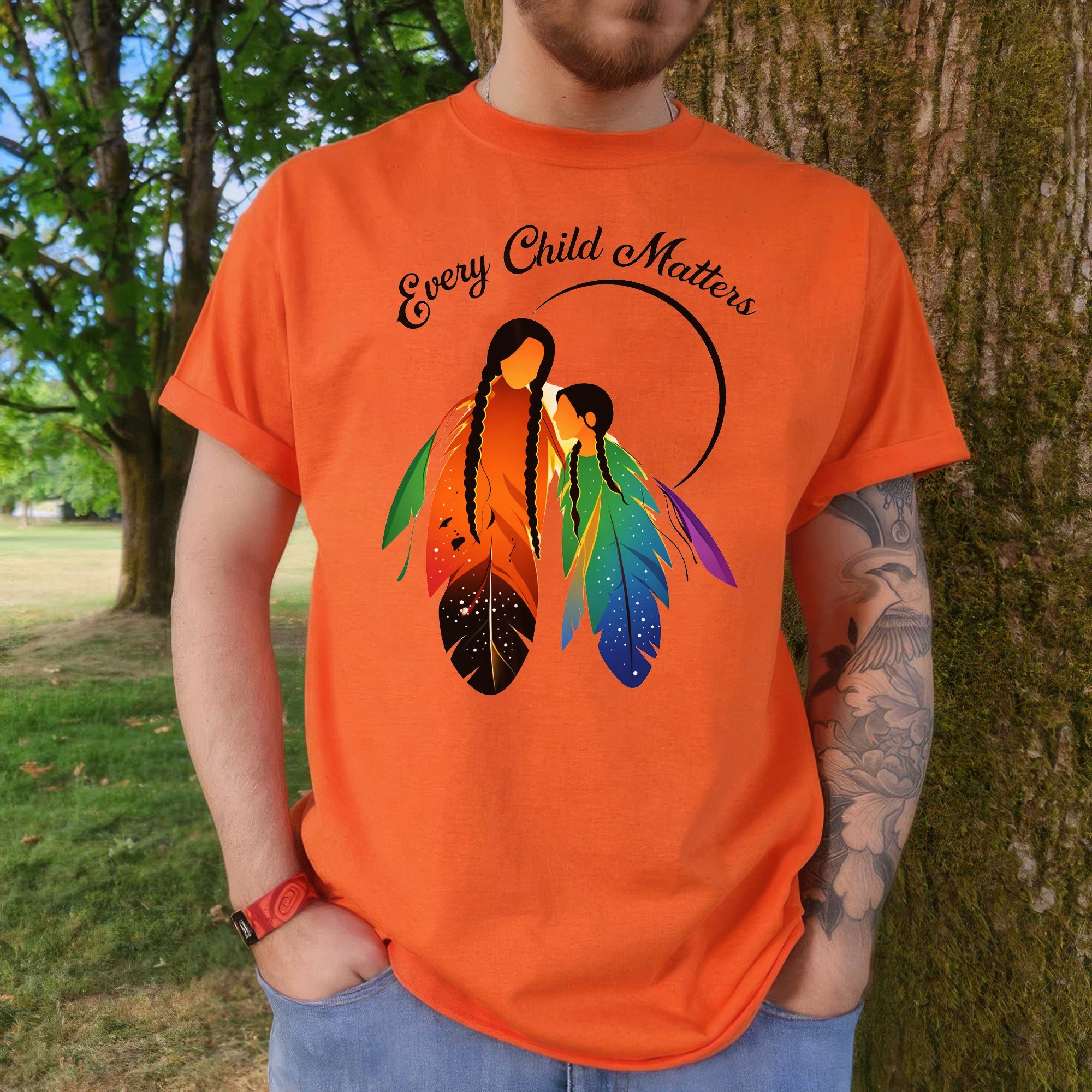 Every Child Matters Moonlit Mother & Child Unisex T-shirt/Hoodie/Sweatshirt
