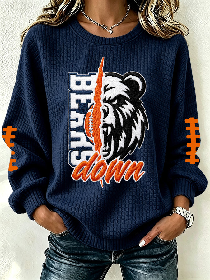 Women'S Football Sports Casual Pullover