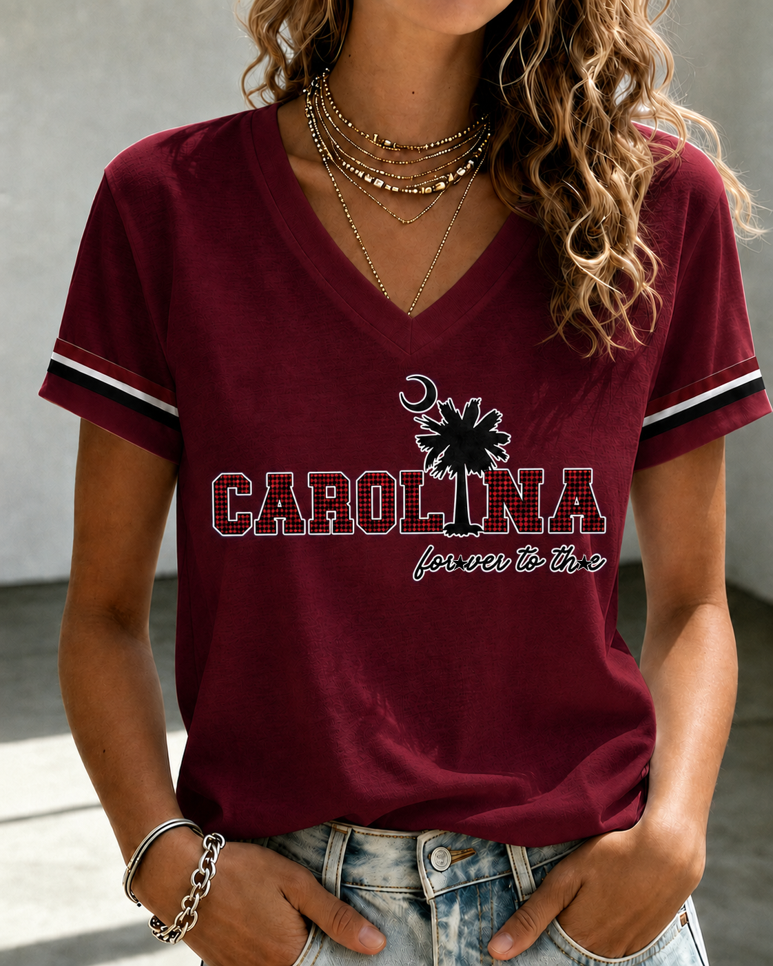 Women'S Football Print Short-Sleeve T-Shirt 43/200