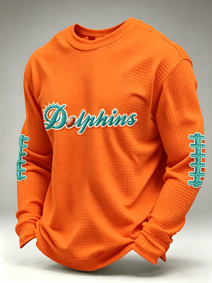 Men'S Retro Football Waffle T-Shirt