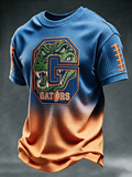 Men'S Football Print Waffle T-Shirt