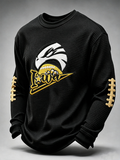 Men'S Football Printed Waffle T-Shirt