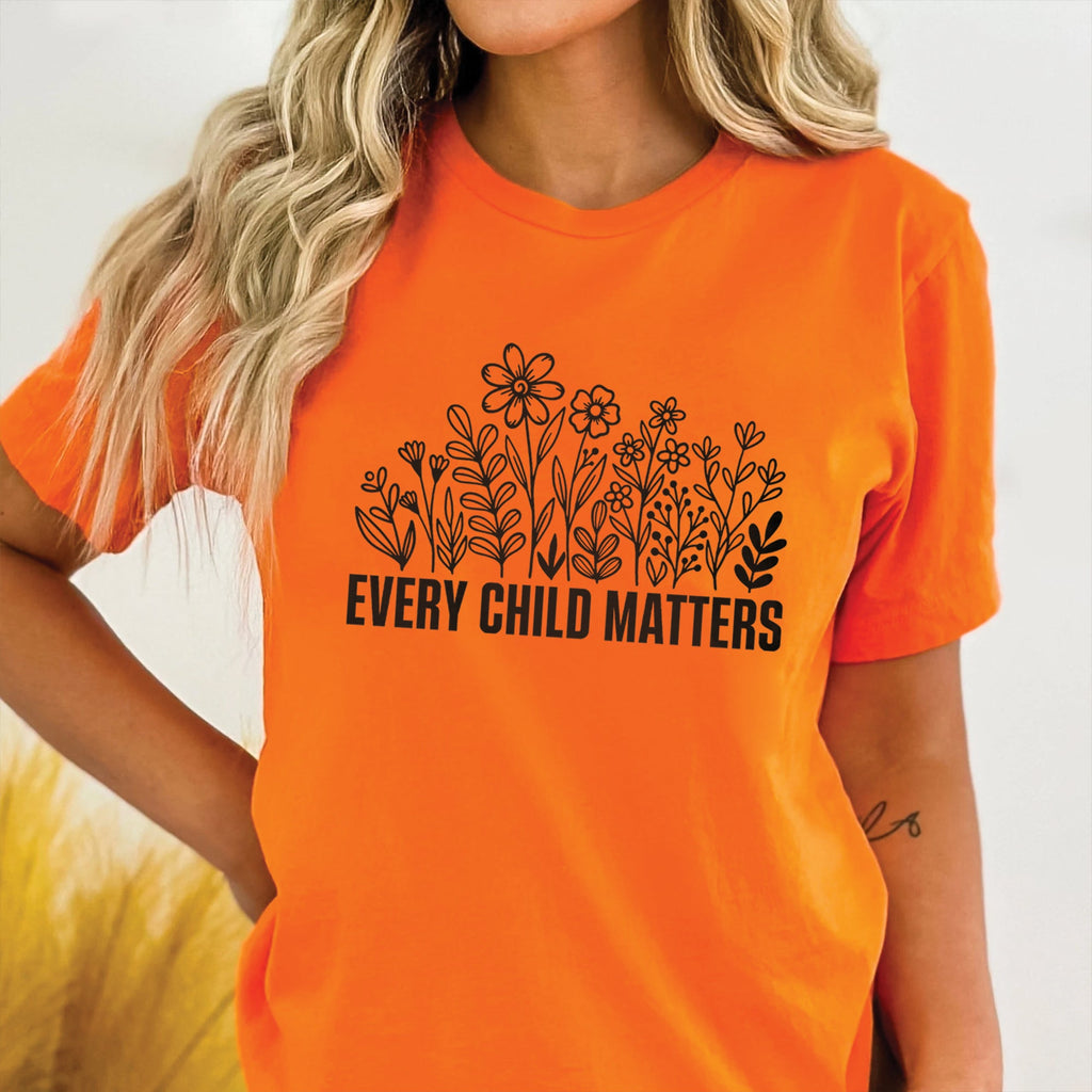 Every Child Matters – Blooming Hope Orange Shirt Day Native American Unisex T-shirt/Hoodie/Sweatshirt