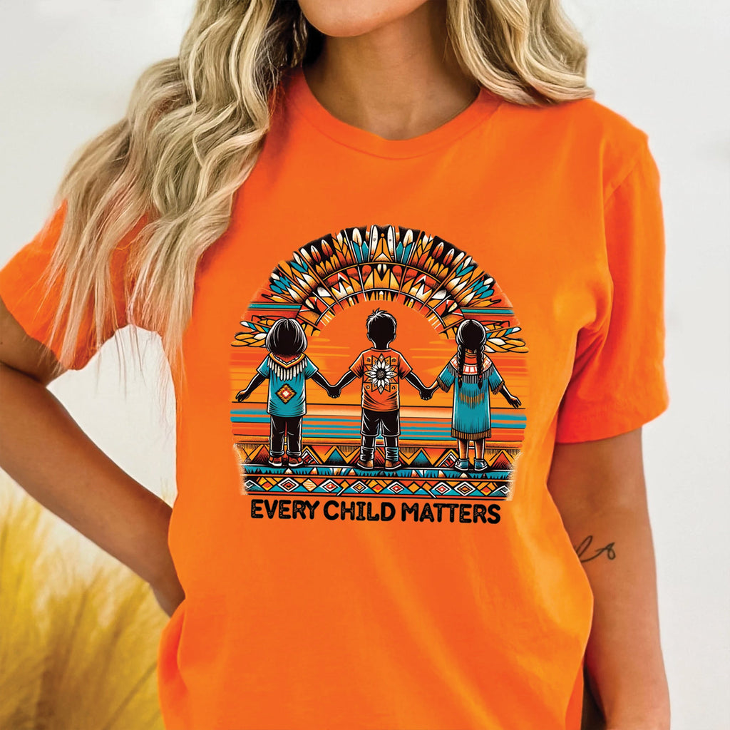 Truth and Reconciliation Every Child Matters Orange Shirt Day Native American Unisex T-shirt/Hoodie/Sweatshirt