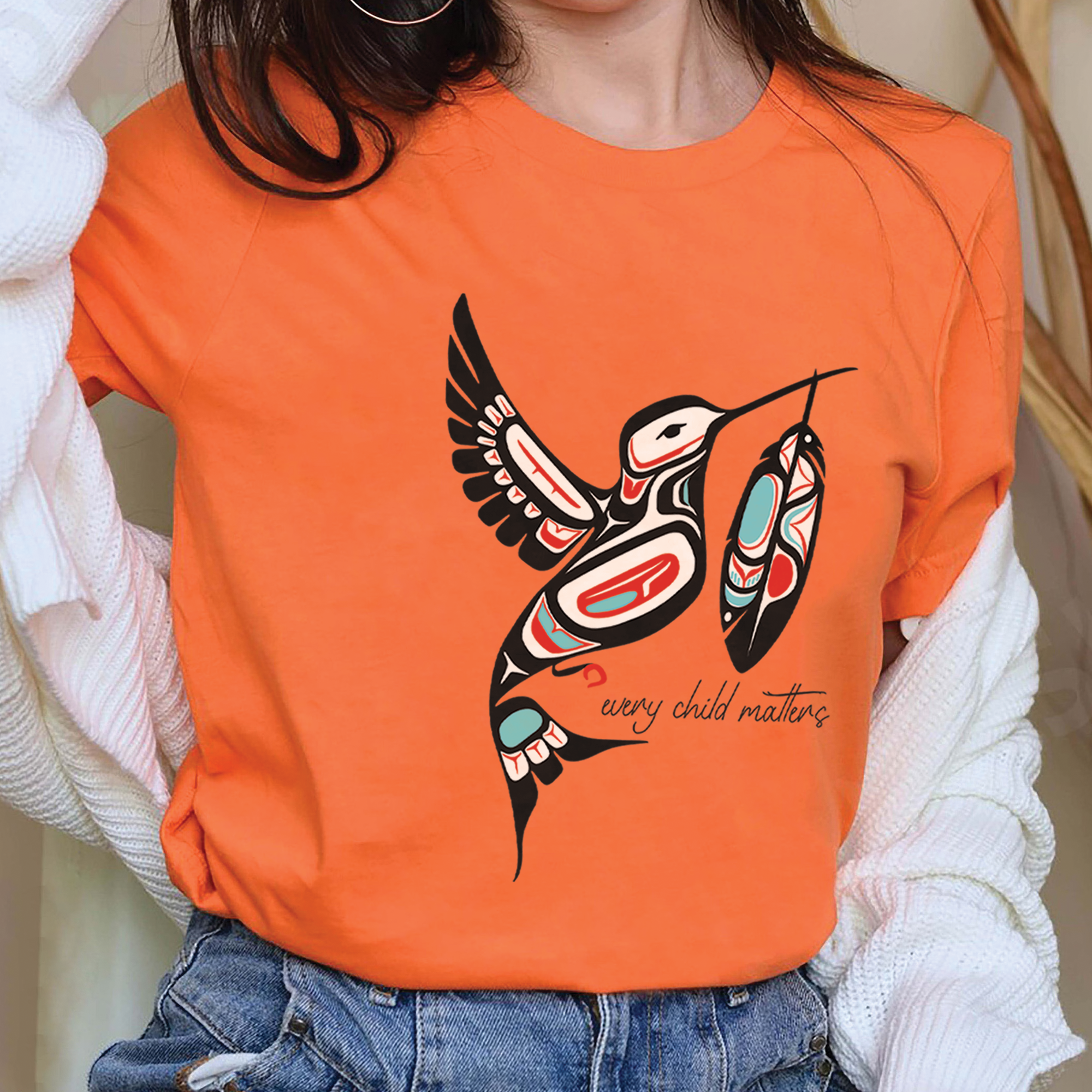 Every Child Matters For Orange Shirt Day Unisex T-shirt/Hoodie/Sweatshirt 156