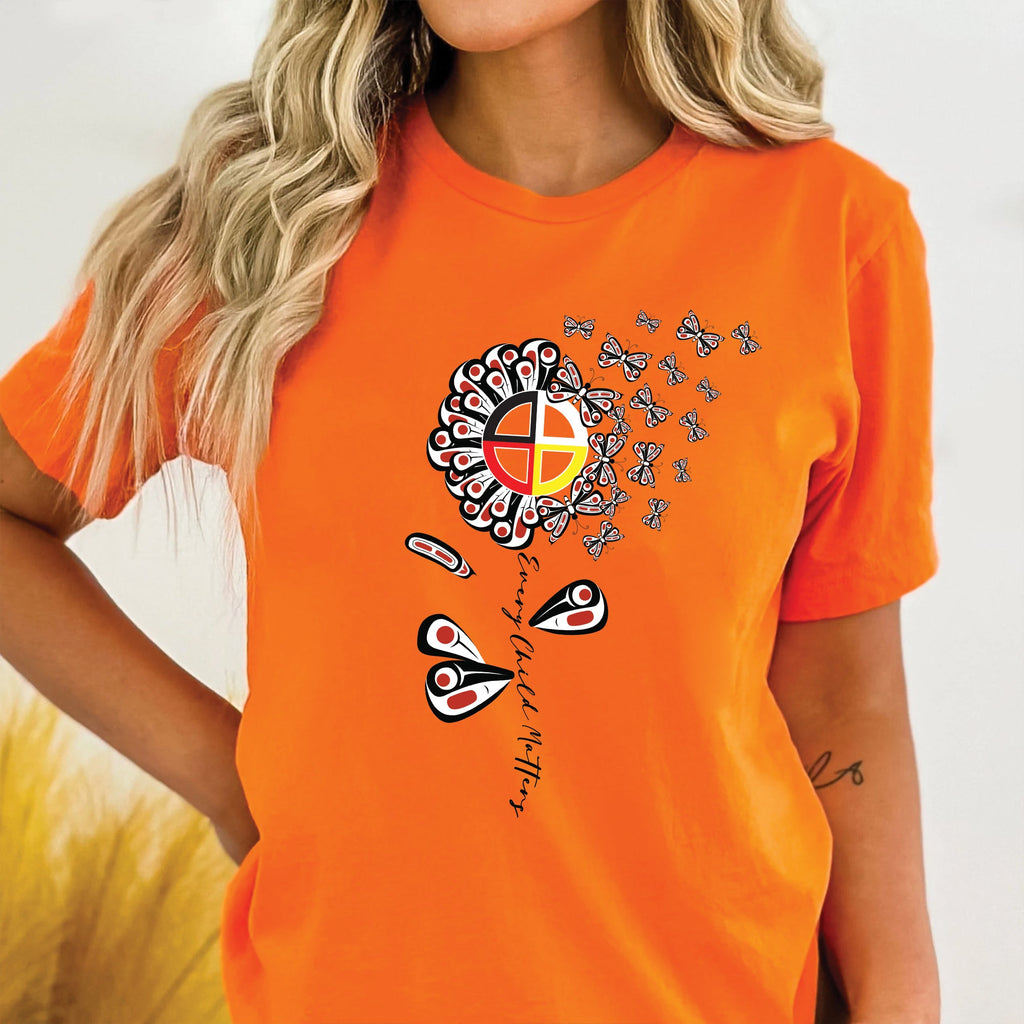 Every Child Matters – Native American Medicine Wheel Butterfly Remembrance Unisex T-shirt/Hoodie/Sweatshirt