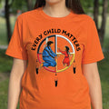 Every Child Matters Orange Shirt Day – Native Inspired Mother & Child Indigenous Awareness Unisex T-shirt/Hoodie/Sweatshirt