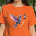 Every Child Matters Hummingbird Feathered Elegance Orange Native American Unisex T-shirt/Hoodie/Sweatshirt
