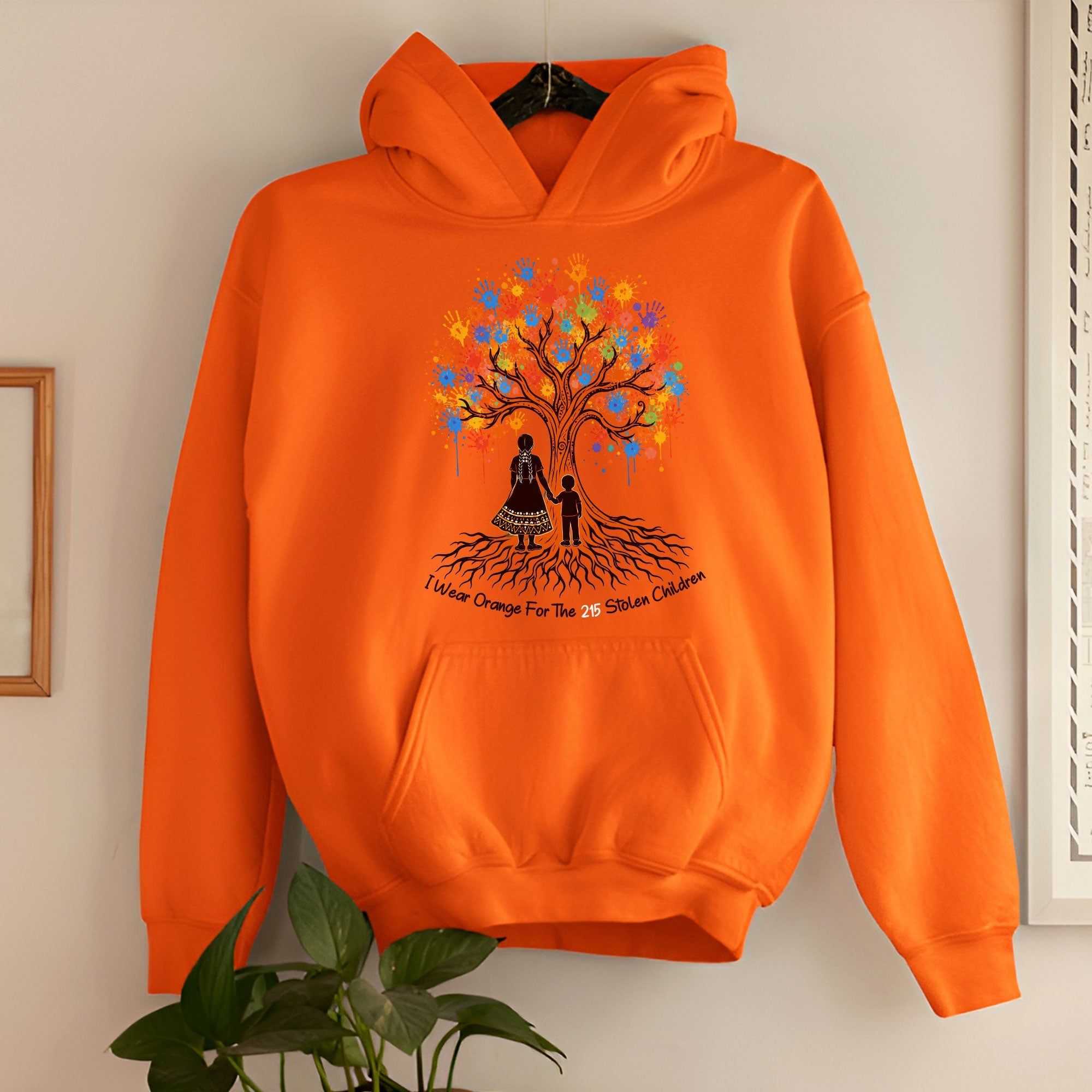Remember the 215 Orange Shirt – Every Child Matters Indigenous Memorial Unisex T-shirt/Hoodie/Sweatshirt