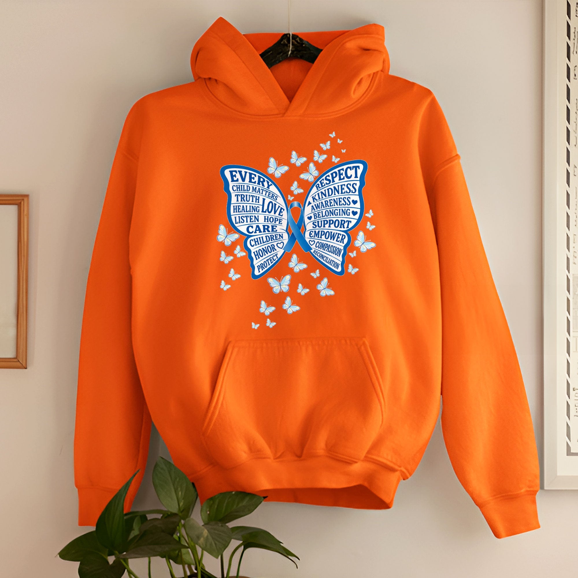 Every Child Matters Orange Shirt – Butterfly Truth Healing Awareness Unisex T-shirt/Hoodie/Sweatshirt