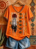 Women's Orange Shirt Day Print T-Shirt