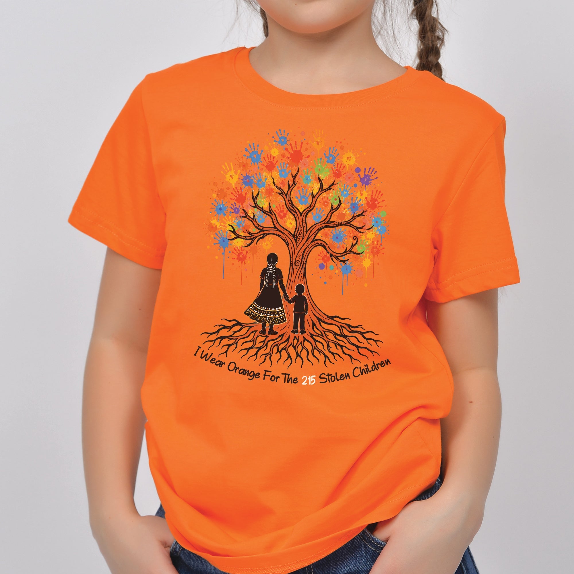 Remember the 215 Orange Shirt – Every Child Matters Indigenous Memorial Unisex T-shirt/Hoodie/Sweatshirt