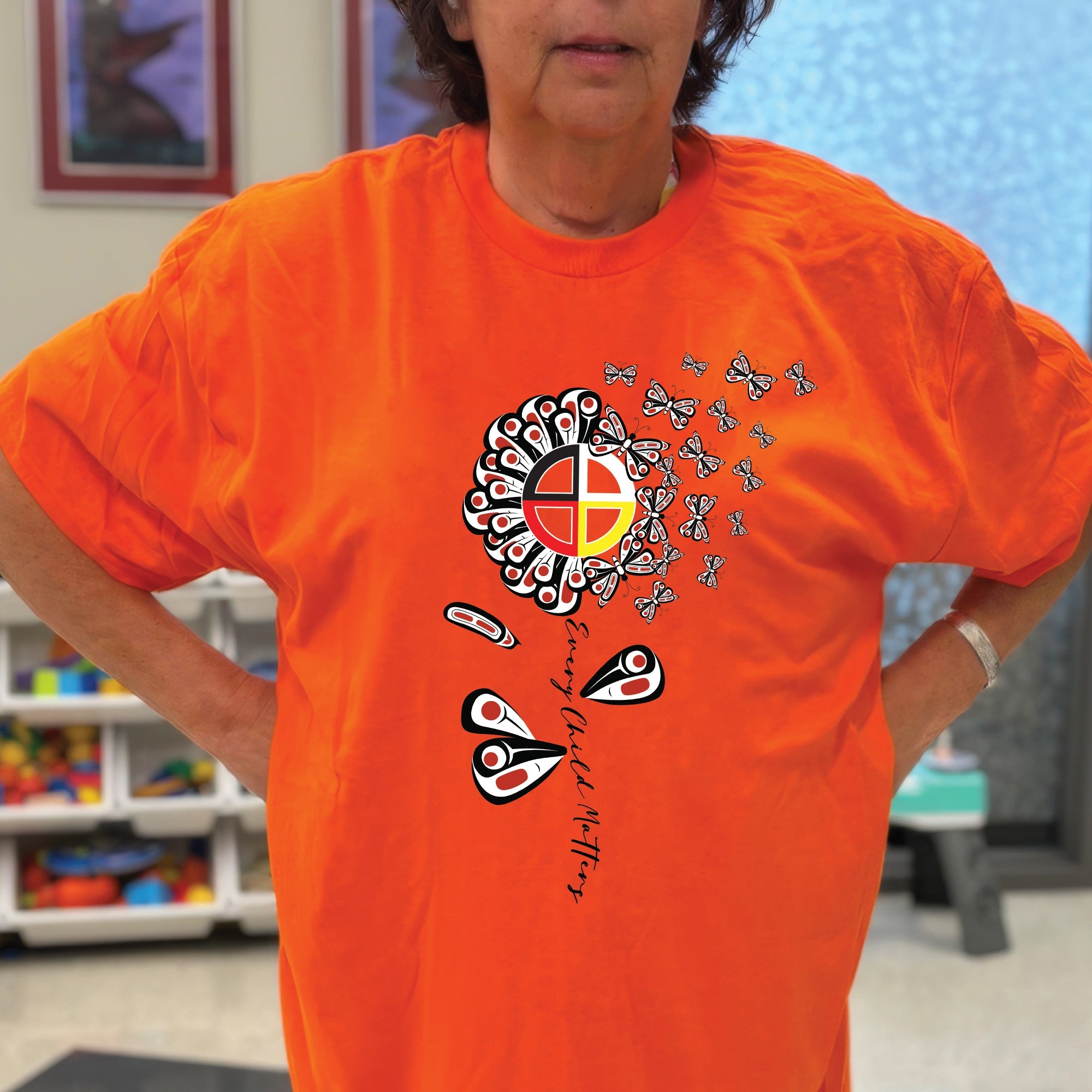 Every Child Matters – Native American Medicine Wheel Butterfly Remembrance Unisex T-shirt/Hoodie/Sweatshirt