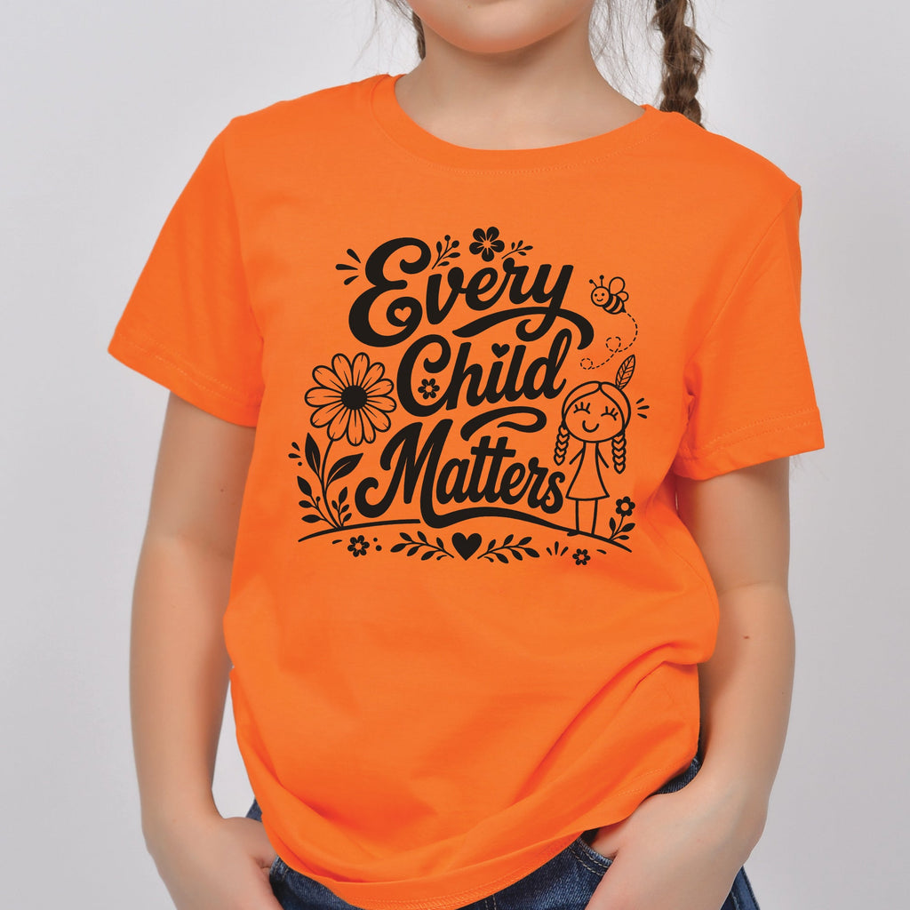 Every Child Matters Native Orange Shirt – Indigenous Children Awareness Floral Graphic Unisex T-shirt/Hoodie/Sweatshirt