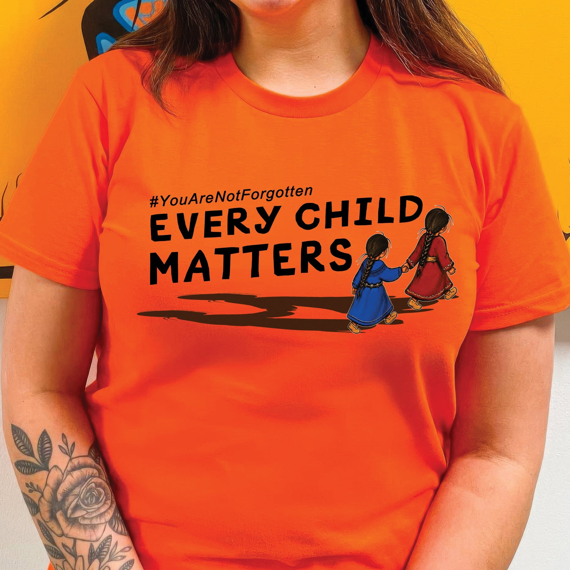 Walking Home Together Every Child Matters Orange Shirt Day Shirt Unisex T-shirt/Hoodie/Sweatshirt