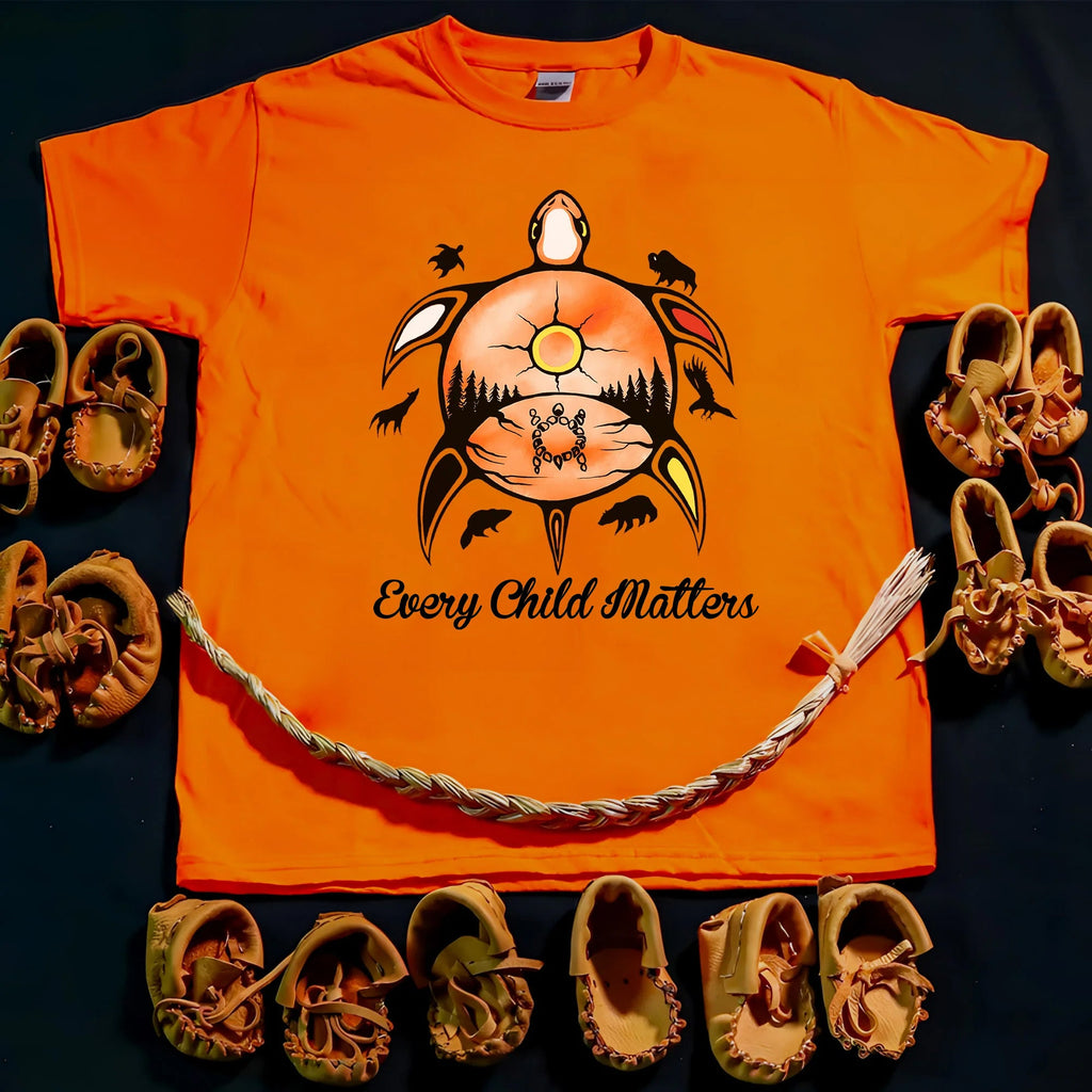 Every Child Matters Turtle For Orange Shirt Day Unisex T-shirt/Hoodie/Sweatshirt 264