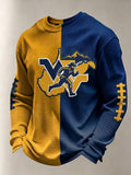Men'S Football Printed Waffle T-Shirt
