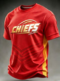 Men'S Football Fan Waffle T-Shirt