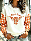 Women'S Retro Rugby Round Neck Sports Shirt