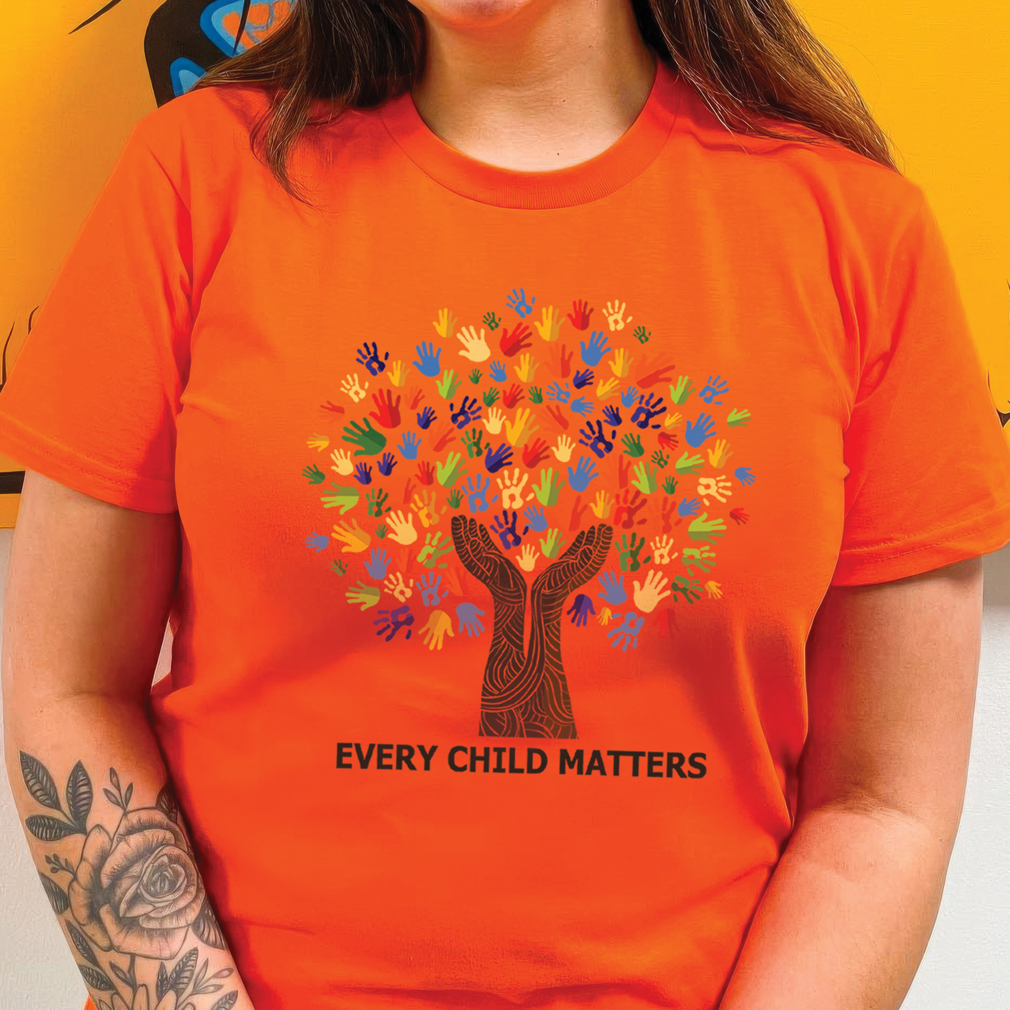 Tree of Life, Handprints of Unity and Strength - For Every Child Matters Unisex T-shirt/Hoodie/Sweatshirt 170