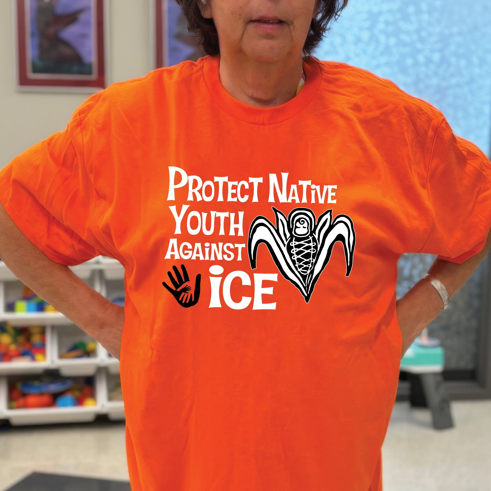 Protect Native Youth Against ICE Indigenous Rights Awareness Unisex T-shirt/Hoodie/Sweatshirt