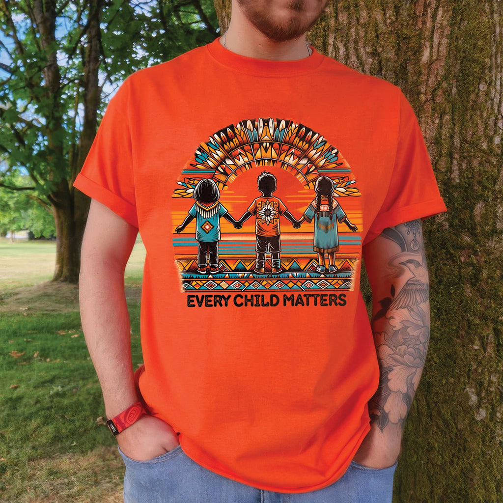 Truth and Reconciliation Every Child Matters Orange Shirt Day Native American Unisex T-shirt/Hoodie/Sweatshirt
