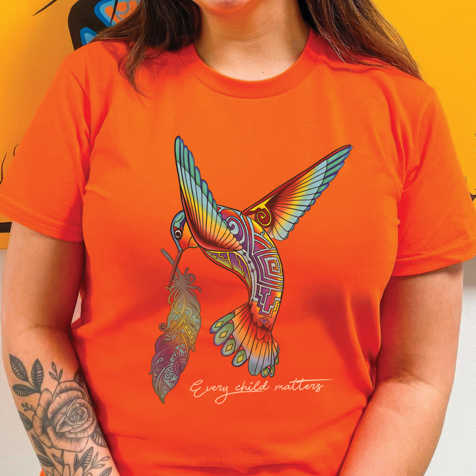 Wings of Hope, Feathers of Freedom - For Every Child Matters Unisex T-shirt/Hoodie/Sweatshirt 171