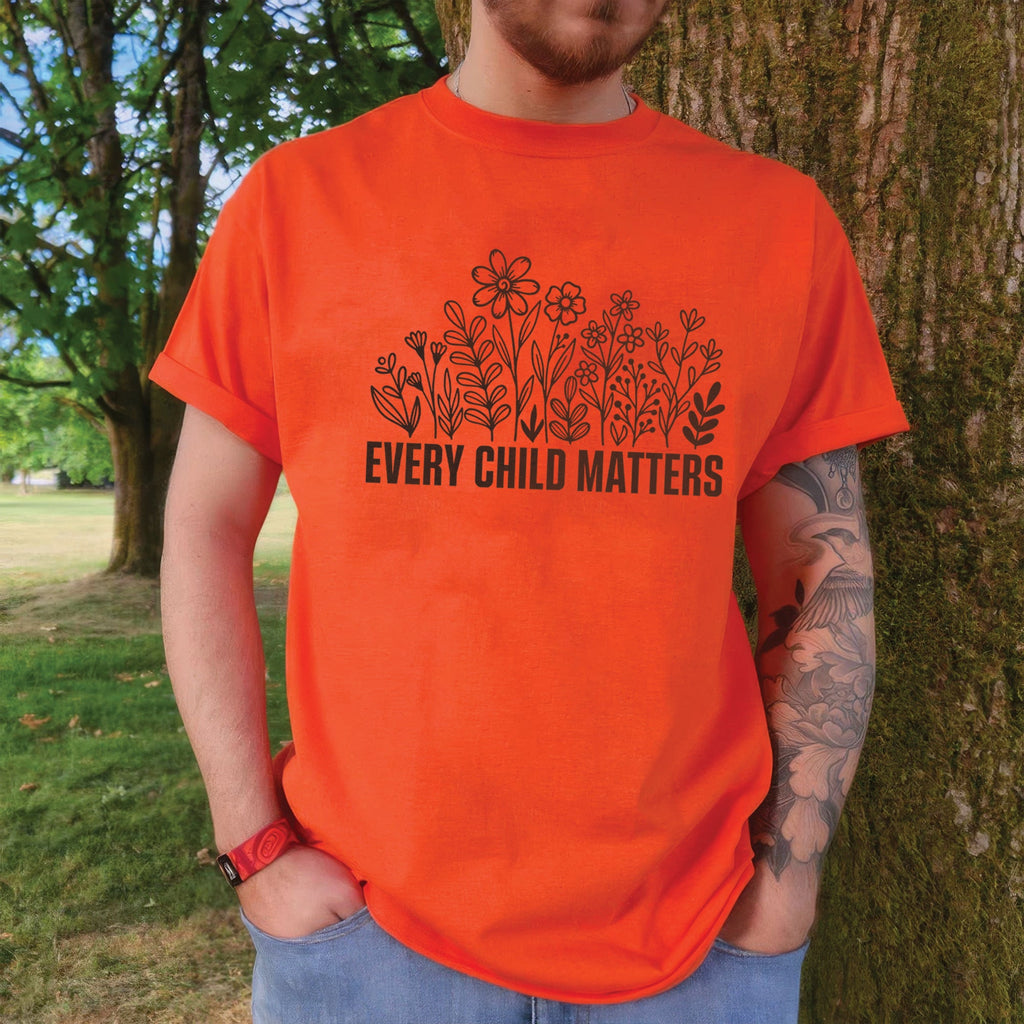 Every Child Matters – Blooming Hope Orange Shirt Day Native American Unisex T-shirt/Hoodie/Sweatshirt