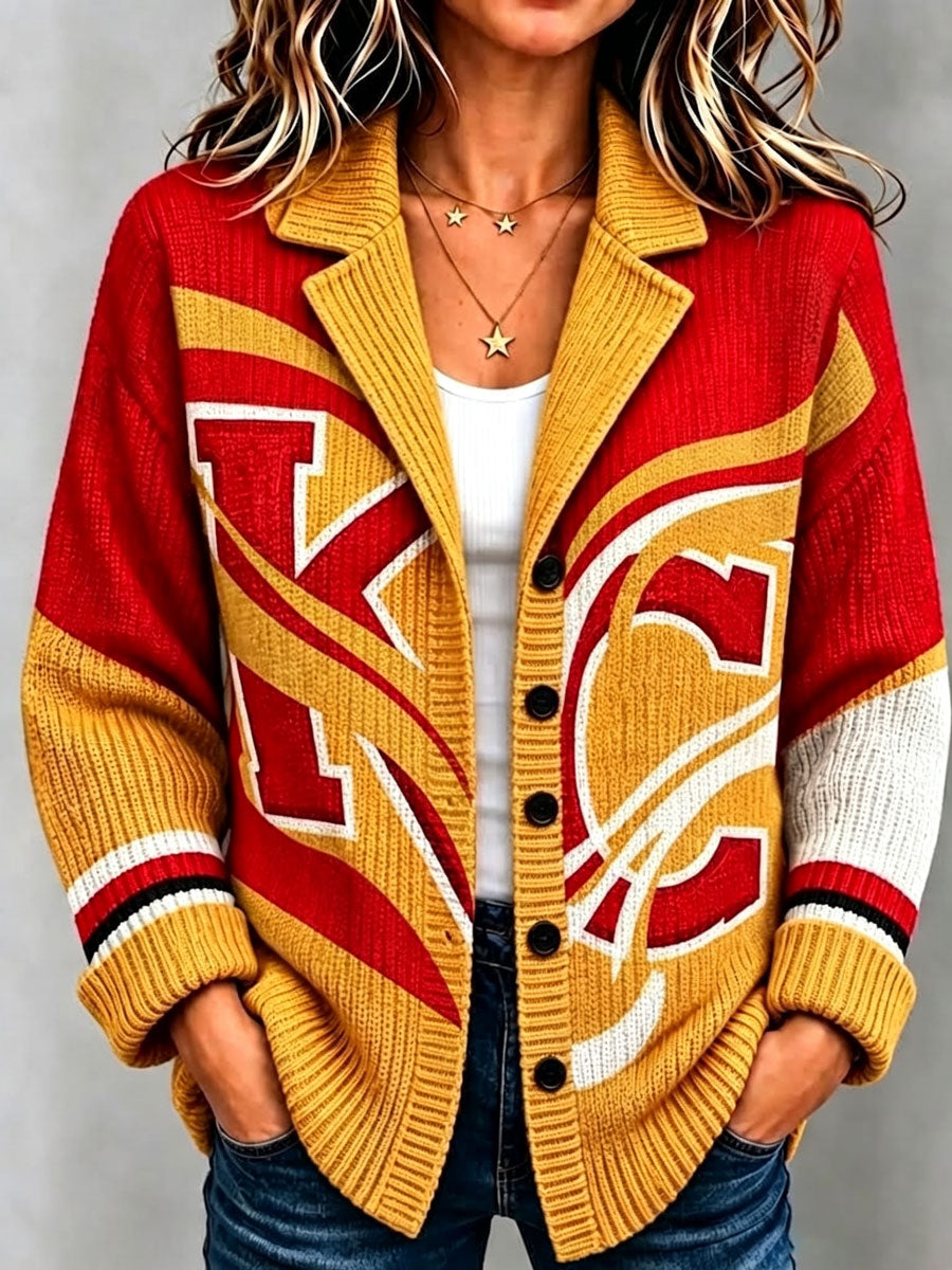 Women'S Football Fan Casual Top
