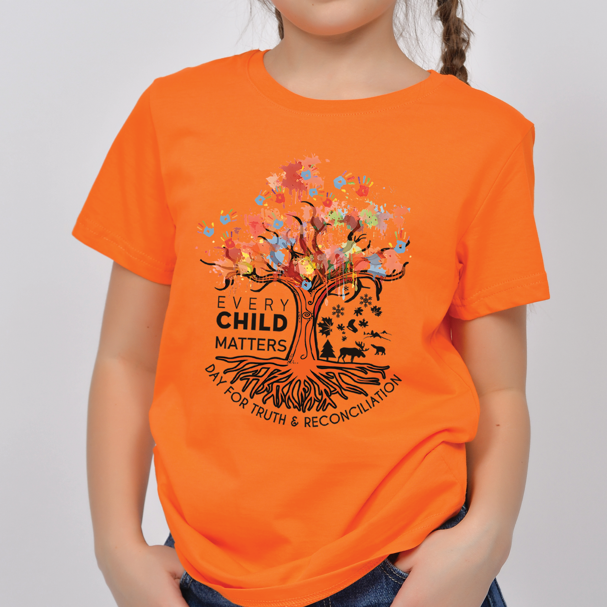 Tree of Life, Handprints of Hope, and Healing - For Orange Shirt Day Unisex T-shirt/Hoodie/Sweatshirt 161