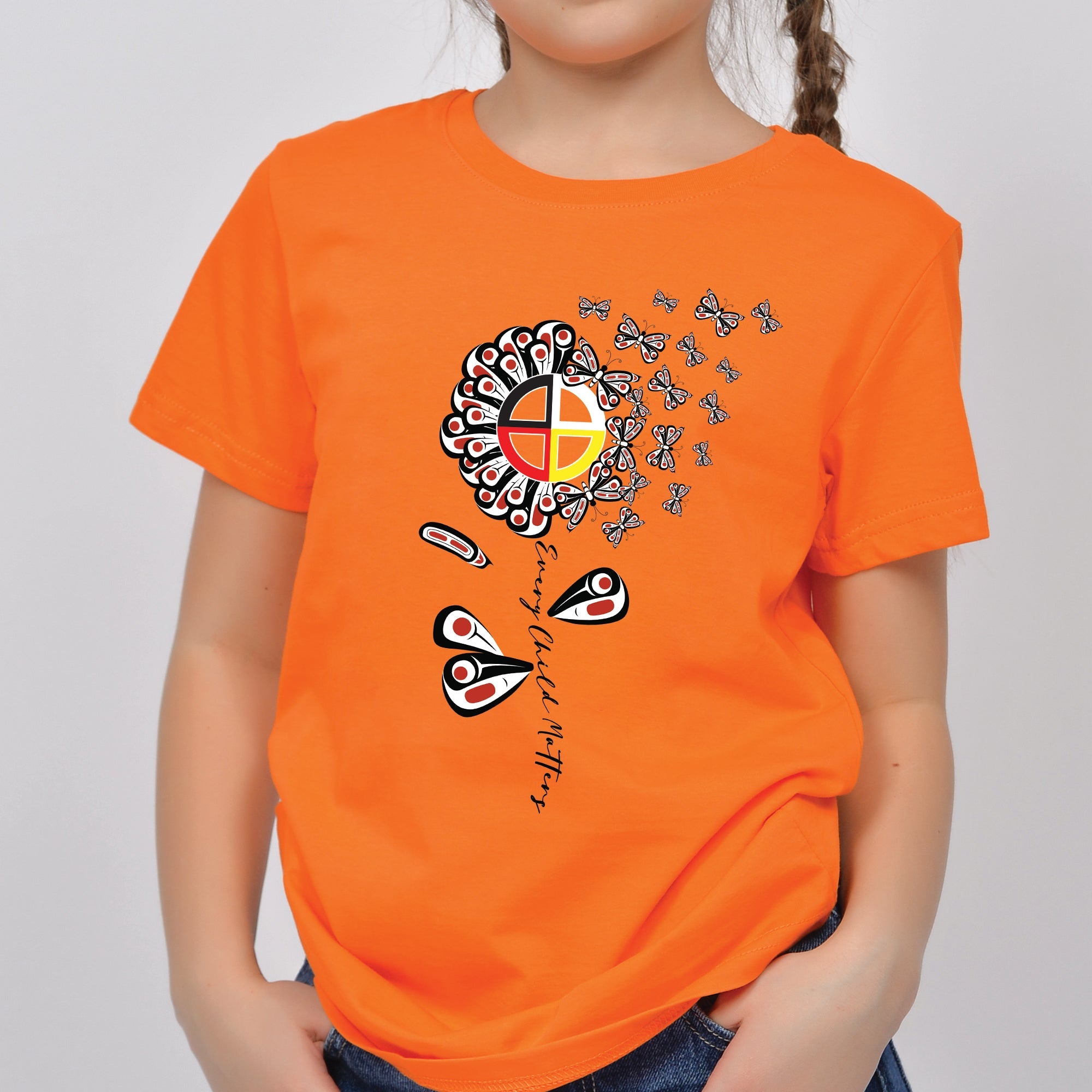 Every Child Matters – Native American Medicine Wheel Butterfly Remembrance Unisex T-shirt/Hoodie/Sweatshirt