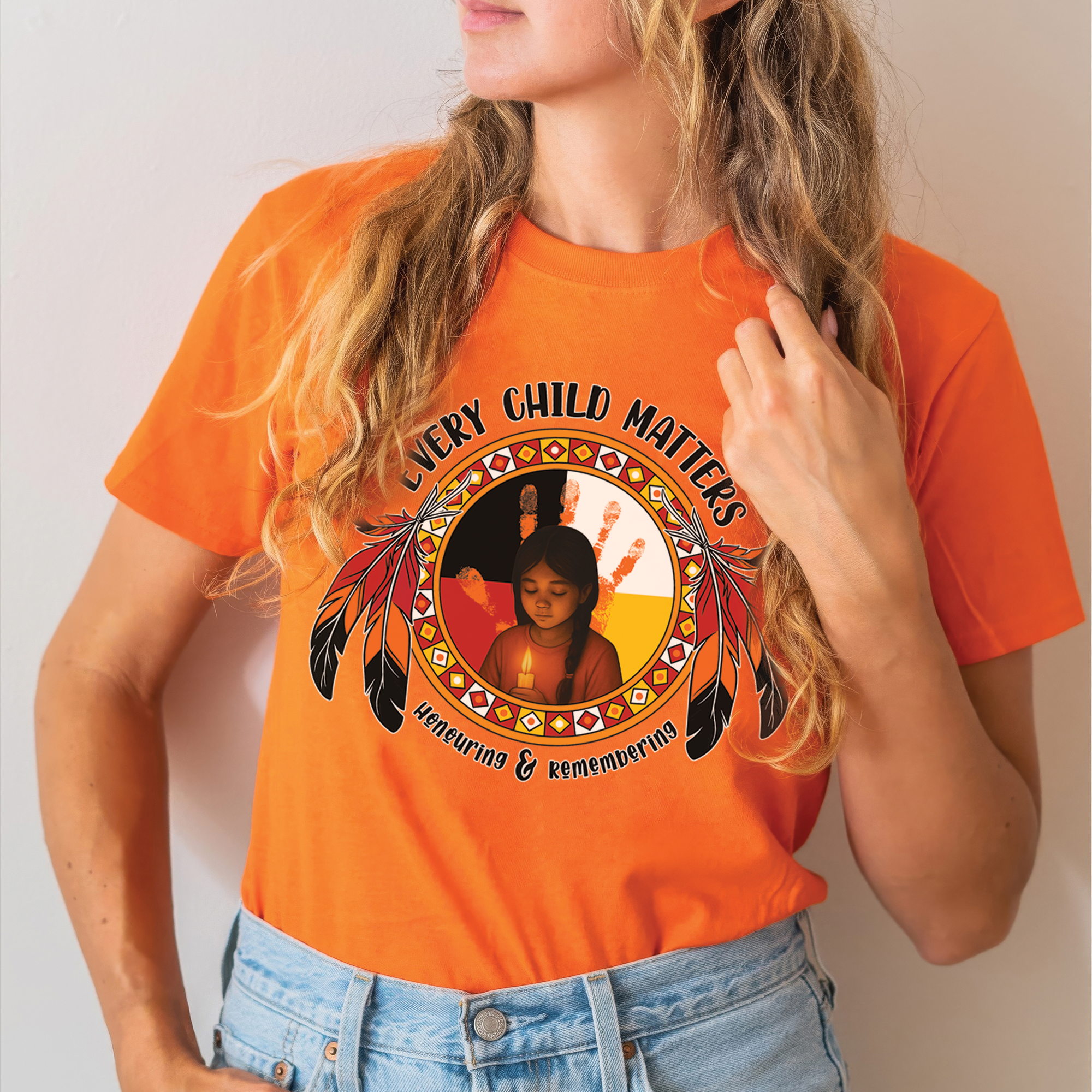 Remembering the Lost, Honouring the Survivors For Orange Shirt Day Unisex T-shirt/Hoodie/Sweatshirt 148