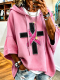 Women'S In October We Wear Pink  Print Hoodie