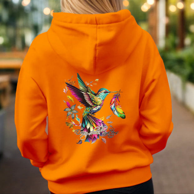 Every Child Matters Hummingbird Unisex Back T-shirt/Hoodie/Sweatshirt