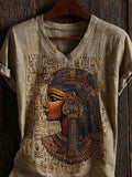 Women's Ancient Egyptian print T-shirt