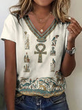 Women's Ancient Egyptian Civilization Printed T-Shirt