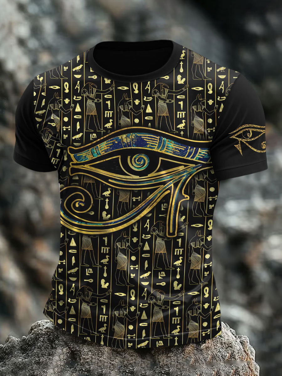 Men's Egyptian Eye of Horus Casual T-Shirts