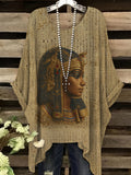Women's clothing ancient Egyptian civilization loose jumper