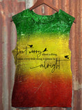 Men's 'Every little thing is gonna be alright' tank top