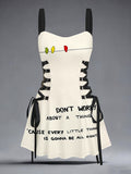 Women's Every Little Thing Is Gonna Be All Right Print Slip Dress