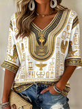 Women's Egyptian Pharaoh V-neck T-shirts