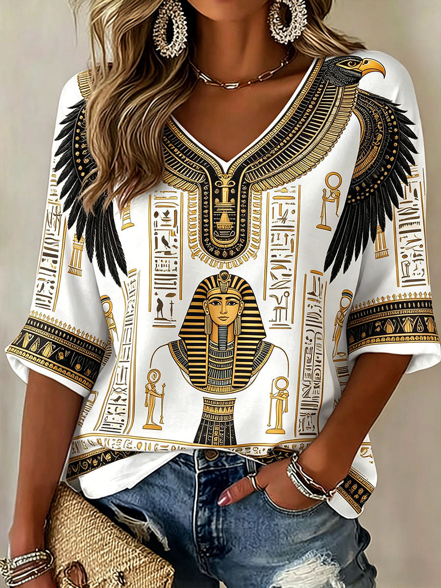 Women's Egyptian Pharaoh V-neck T-shirts
